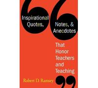 Robert D. Ramse Inspirational Quotes, Notes, & Anecdotes That Honor (Tascabile)