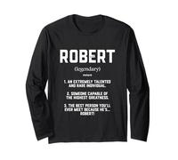 Robert Definition Funny Talented Great Bob Cosplay Roberts Maglia a Manica