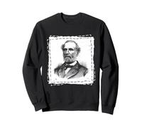 Robert E Lee Guerra Civile Confederato Generale Ritratto Arte Felpa