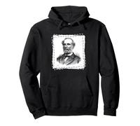 Robert E Lee Guerra Civile Confederato Generale Ritratto Arte Felpa con Cappuccio
