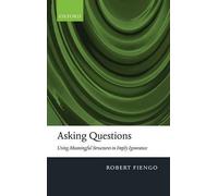 Robert Fiengo Asking Questions (Copertina rigida)