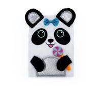 Robert Frederick Taccuino in peluche a forma di panda, morbido diario a righe A5 per bambini, con copertina morbida, divertente regalo di cancelleria