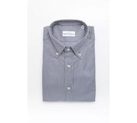 Robert Friedman Blue Cotton Men's Shirt - S