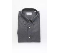 Robert Friedman Green Cotton Men Shirt - IT44 | XS