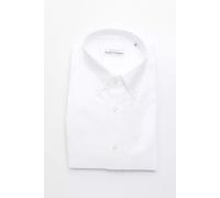 Robert Friedman White Cotton Men's Shirt - L