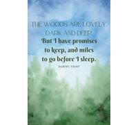 Robert Frost themed 6x9 journal
