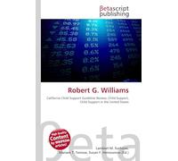 Robert G. Williams: California Child Support Guideline Review, Child Support, Child Support in the United States