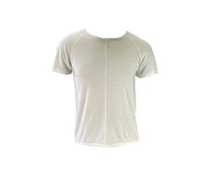 Robert Geller T-Shirt Da Uomo Bianco Girocollo #5002 S NWT