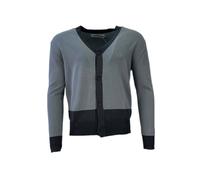 ROBERT GELLER Uomo Grigio Rib Neck T-Shirt #2007 L Nwt