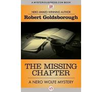 Robert Goldsborough The Missing Chapter (Tascabile) Nero Wolfe Mysteries