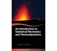 Robert H. Swend An Introduction to Statistical Mechanics and (Copertina rigida)