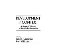 Robert H. Wozniak Development in Context (Tascabile) Jean Piaget Symposia Series