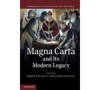Robert Hazell Magna Carta and its Modern Legacy (Tascabile)
