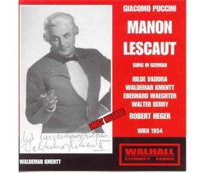 Robert Heger Manon Lescaut (Heger) (CD) Album