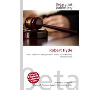 Robert Hyde: Lord Chief Justice of England and Wales, Marsh Benham, Middle Temple
