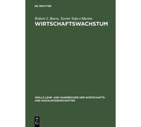 Robert J Barro Xavier Sala-I-Martin Wirtschaftswachstum (Copertina rigida)