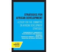 Robert J. Berg Strategies for African Development (Tascabile)