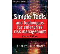 Robert J. Chapm Simple Tools and Techniques for Enterprise Ri (Copertina rigida)
