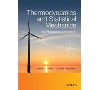 Robert J. Hardy Christian Bin Thermodynamics and Statistical Mechani (Tascabile)