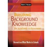 Robert J. Marza Building Background Knowledge for Academic Achieveme (Tascabile)