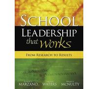 Robert J. Marzano Timothy Waters School Leadership That Works (Tascabile)