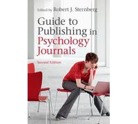 Robert J. Sternberg Guide to Publishing in Psychology Journals (Tascabile)