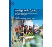 Robert J. Sternberg Intelligence in Context (Copertina rigida)