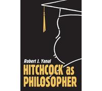 Robert J. Yanal Hitchcock as Philosopher (Tascabile)
