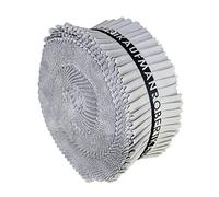 Robert Kaufman KONA COTTON ALL ASH Roll Up 2.5 Fabric Quilting Strips Jelly Roll RU-195-40 by Robert Kaufman