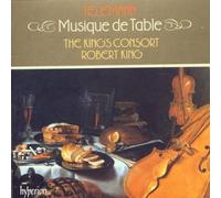 Robert King e The King's Consort – Telemann: Musique de Table – Hyperion