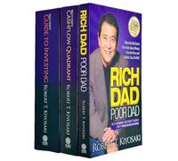 Robert Kiyosaki Rich Dad Poor Dad 3 Libri Collection Set [Rich Dad Poor Dad, Rich Dad's Cashflow Quadrant & Rich Dad's Guide to Investing].