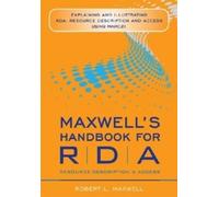 Robert L. Maxwell Maxwell's Handbook for RDA (Tascabile)