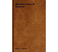 Robert L. Shurter Effective Letters In Business (Copertina rigida)