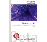 Robert Leavitt: Williams College, Stewart H. Appleby, Bill Carr, Benicio del Toro