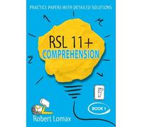 Robert Lomax RSL 11+ Comprehension (Tascabile)