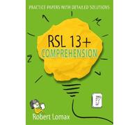 Robert Lomax RSL 13+ Comprehension (Tascabile)