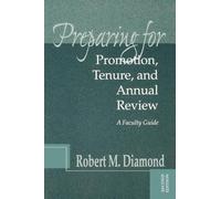 Robert M. Diamond Preparing for Promotion, Tenure, and Annual Review (Tascabile)