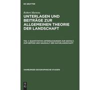 Robert Martens Quantitative Untersuchungen Zur Gestalt, Zum G (Copertina rigida)