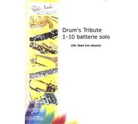 Robert Martin Dayan J.L. - DRUM S Tribute 1 - 10 Batterie SOLO classico Note Musicali a Percussione