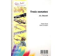 ROBERT MARTIN DUSSEK J.L. - TROIS SONATES