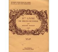 Robert Martin Marais M. - iieme Livre de Pieces de Viole classico Noten Cello