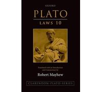 Robert Mayhew Plato: Laws 10 (Tascabile) Clarendon Plato Series
