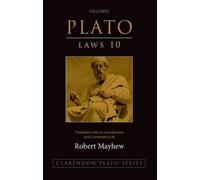 Robert Mayhew Plato: Laws 10 (Tascabile) Clarendon Plato Series