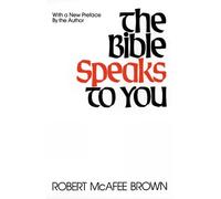 Robert McAfee Brown The Bible Speaks to You (Tascabile)
