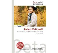 Robert McDowall: First Class Cricket, List of Australian Rules Football and Cricket Players