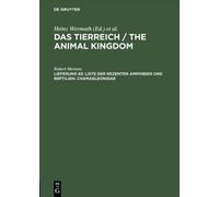 Robert Mertens Das Tierreich / The Animal Kingdom, Lfg 83, Li (Copertina rigida)