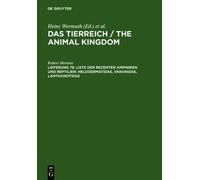 Robert Mertens Liste der rezenten Amphibien und Reptilien (Copertina rigida)
