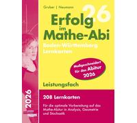 Robert Neumann Erfolg im Mathe-Abi 2025, 208 Lernkarten Leistungsfa (Tascabile)