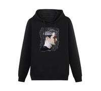 Robert Pattinson Hoody Men Handsome Origins Best Movie Funny Cotton Hoodie Shirt Long Sleeve Hooded Tops Black L