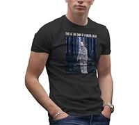 Robert Pattinson Shirt This is The Skin of a Killer Bella T-Shirt Maglietta per Uomo Nera Size M